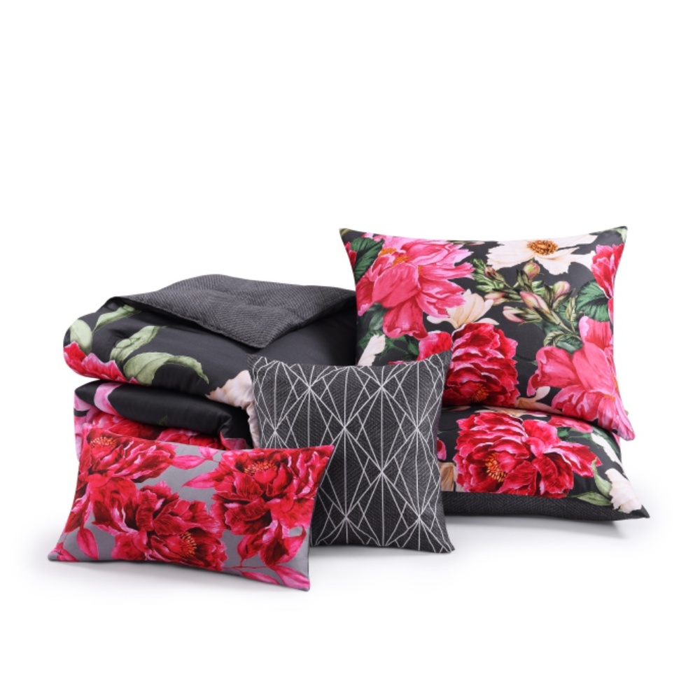 Bebejan Flower Garland King Comforter Set - Picture 4 of 6